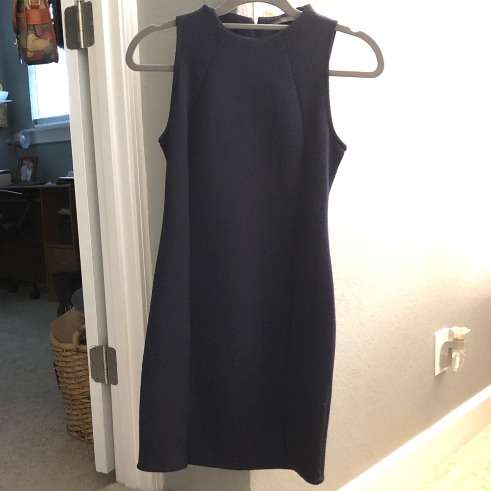 Navy work dress